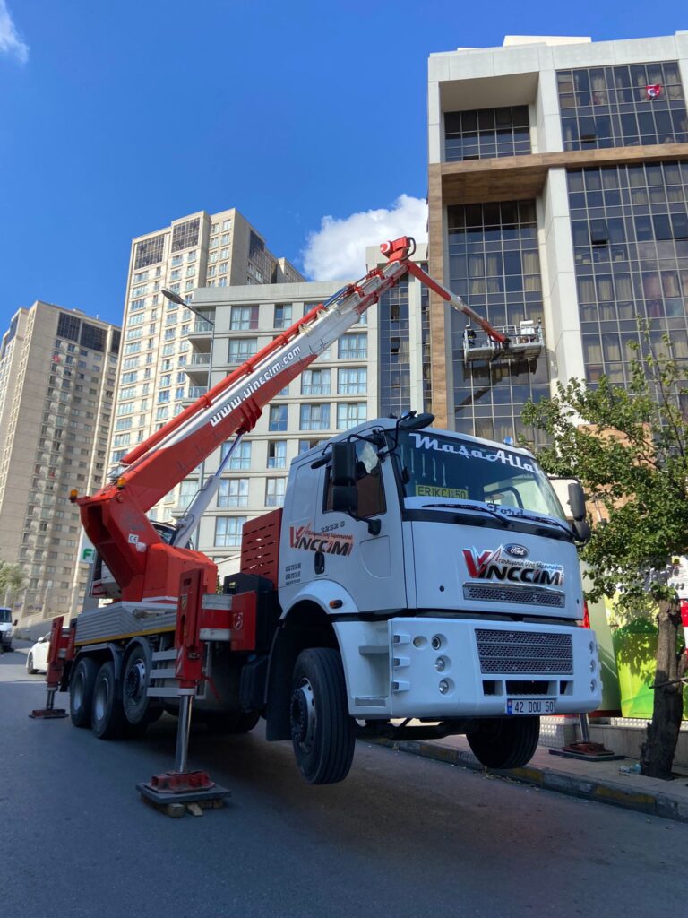 İSTANBUL AVRUPA YAKASI KİRALIK SEPETLİ VİNÇ